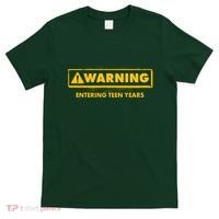 Funny Warning Entering Teen Years T-Shirt thumb 0