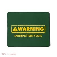 Funny Warning Entering Teen Years Mousepad thumb 0