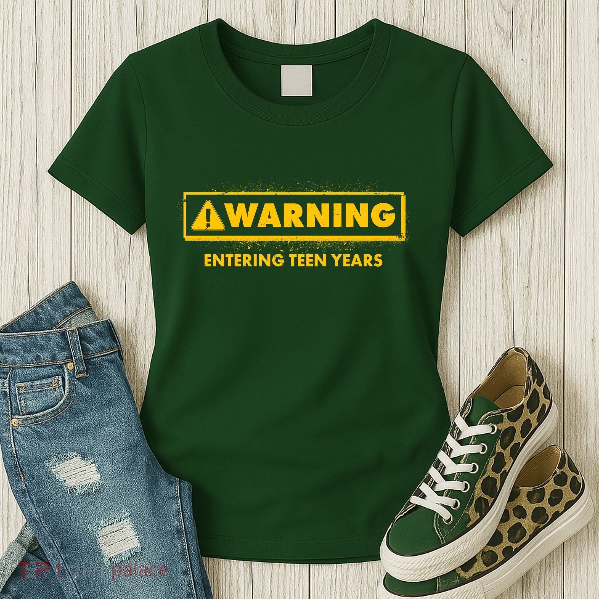 Funny Warning Entering Teen Years Women's T-Shirt
