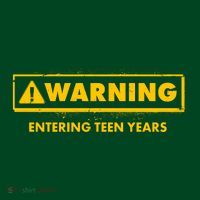 Funny Warning Entering Teen Years Women's T-Shirt thumb 6