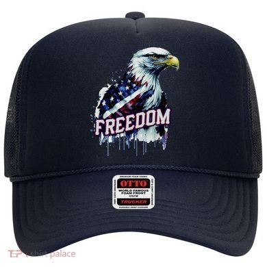 Freedom Watercolor Eagle With American Flag Hat