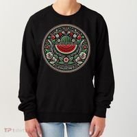 Fruit Watermelon Free Palestine Women's Sweatshirt thumb 0