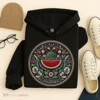 Fruit Watermelon Free Palestine Hoodie thumb 4