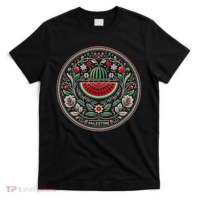 Fruit Watermelon Free Palestine T-Shirt