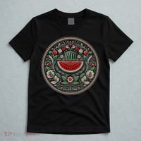 Fruit Watermelon Free Palestine T-Shirt thumb 5