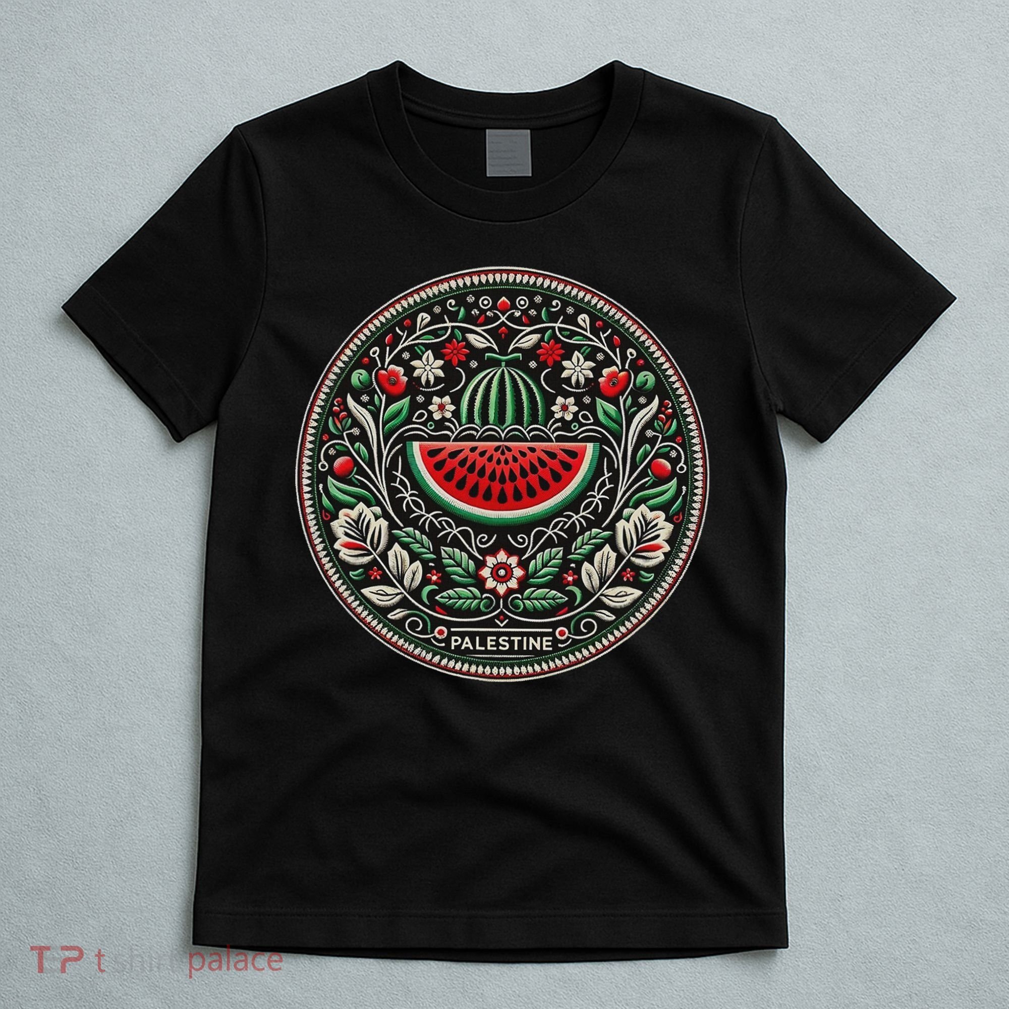 Fruit Watermelon Free Palestine T-Shirt