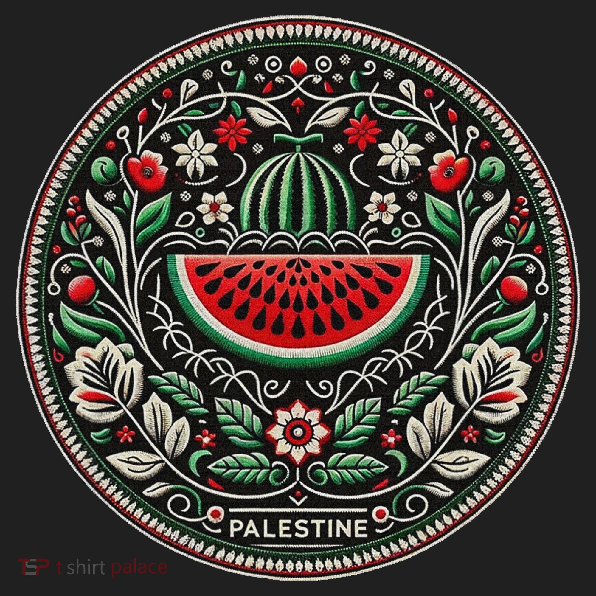 Fruit Watermelon Free Palestine Beanie