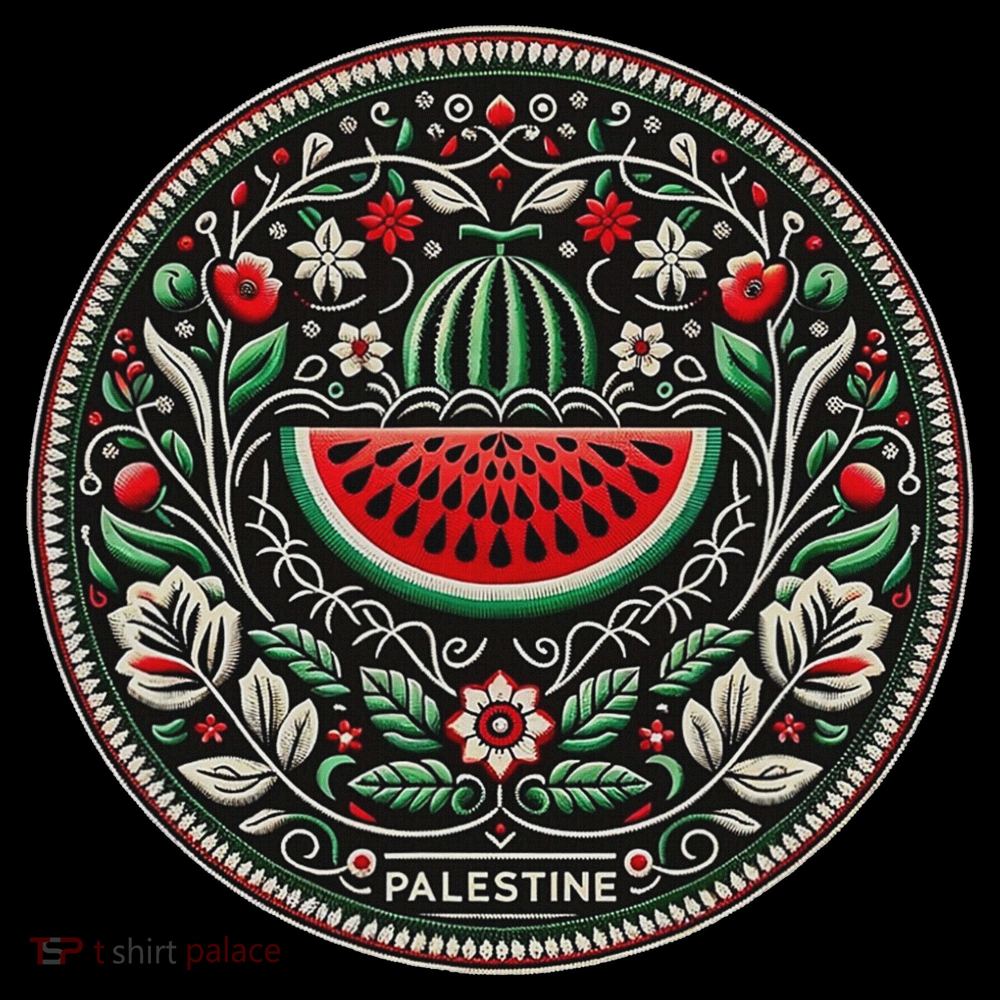 Fruit Watermelon Free Palestine Coaster