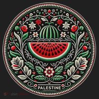 Fruit Watermelon Free Palestine Tumbler thumb 3
