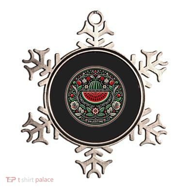 Fruit Watermelon Free Palestine Ornament