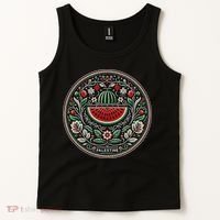Fruit Watermelon Free Palestine Tank Top thumb 2