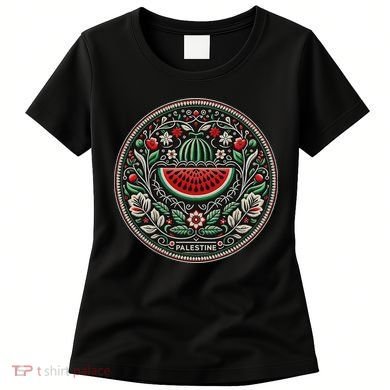 Fruit Watermelon Free Palestine Women's T-Shirt