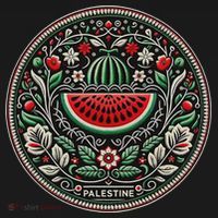 Fruit Watermelon Free Palestine Tote Bag thumb 4
