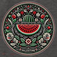 Fruit Watermelon Free Palestine Vector Backpack thumb 2