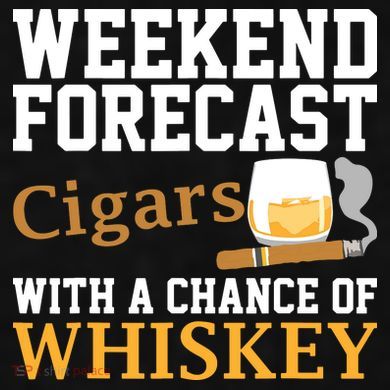 Funny Weekend Forecast Cigars And Whiskey Gift For Men Women Ladies PosiCharge Tri-Blend Wicking Tank
