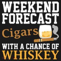 Funny Weekend Forecast Cigars And Whiskey Gift For Men Women Ornament thumb 1