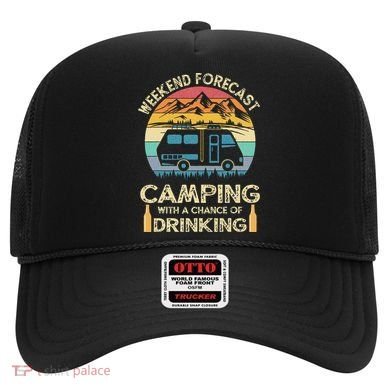 Funny Weekend Forecast Camping With A Chance Of Drinking Hat