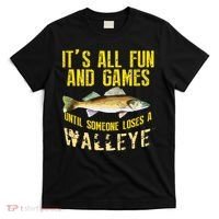 Funny Walleye Fishing Freshwater Fish Graphic T-Shirt thumb 0