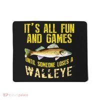 Funny Walleye Fishing Freshwater Fish Graphic Mousepad thumb 0