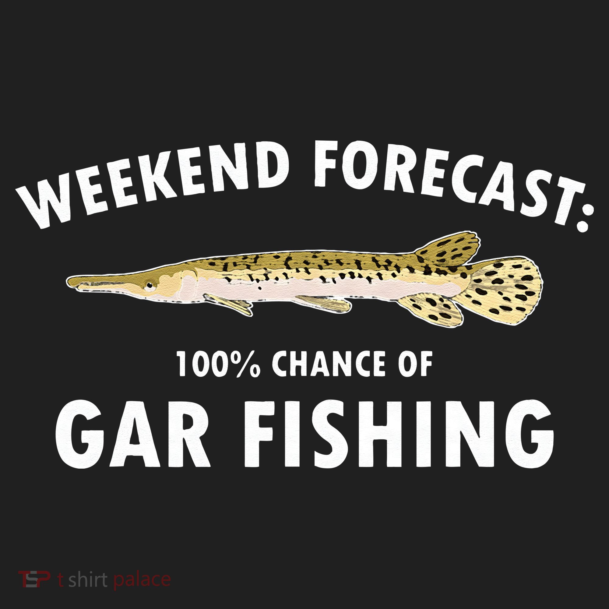 Funny Weekend Forecast Alligator Gar Fishing Women's Sweatshirt