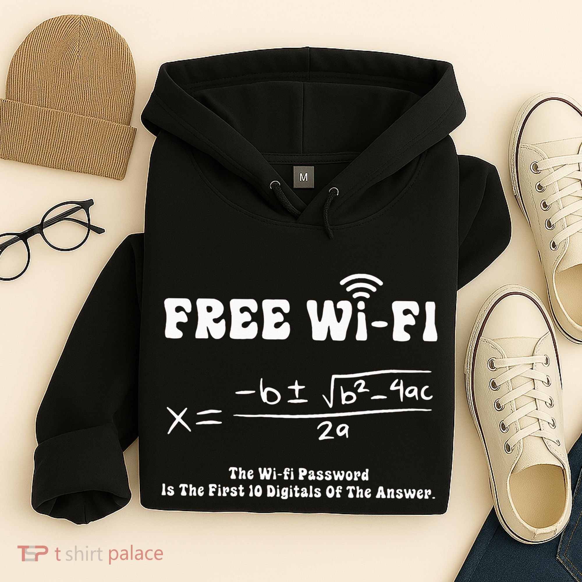 Free Wifi Funny 100 Days Of School Mathematics Calculation Hoodie