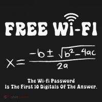 Free Wifi Funny 100 Days Of School Mathematics Calculation Coaster thumb 2