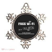 Free Wifi Funny 100 Days Of School Mathematics Calculation Ornament thumb 0