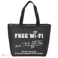 Free Wifi Funny 100 Days Of School Mathematics Calculation Tote Bag thumb 0