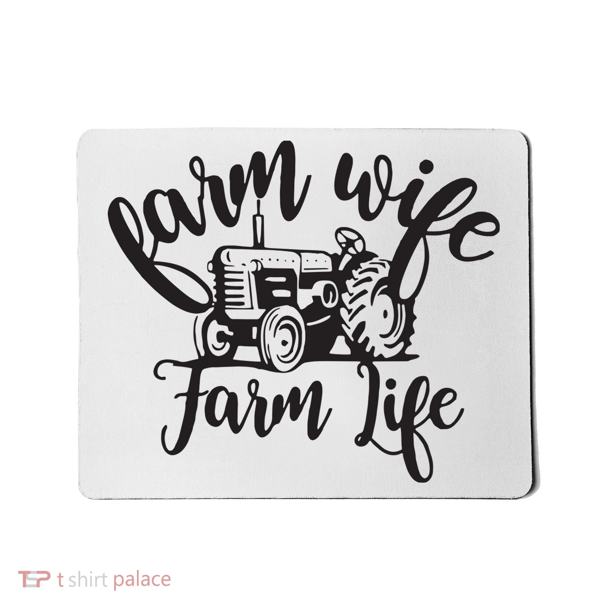 Farm Wife Farm Life Farmer Wife Mousepad