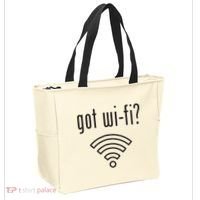 Funny Wifi For Internet Wifi Fan Got Wifi Tote Bag thumb 2