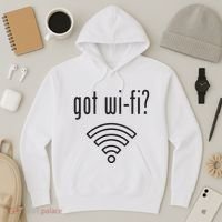 Funny Wifi For Internet Wifi Fan Got Wifi Hoodie thumb 3