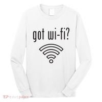 Funny Wifi For Internet Wifi Fan Got Wifi Long Sleeve Shirt thumb 0