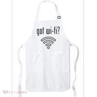 Funny Wifi For Internet Wifi Fan Got Wifi Apron thumb 0
