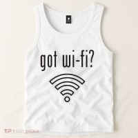 Funny Wifi For Internet Wifi Fan Got Wifi Tank Top thumb 2