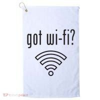 Funny Wifi For Internet Wifi Fan Got Wifi Golf Towel thumb 0