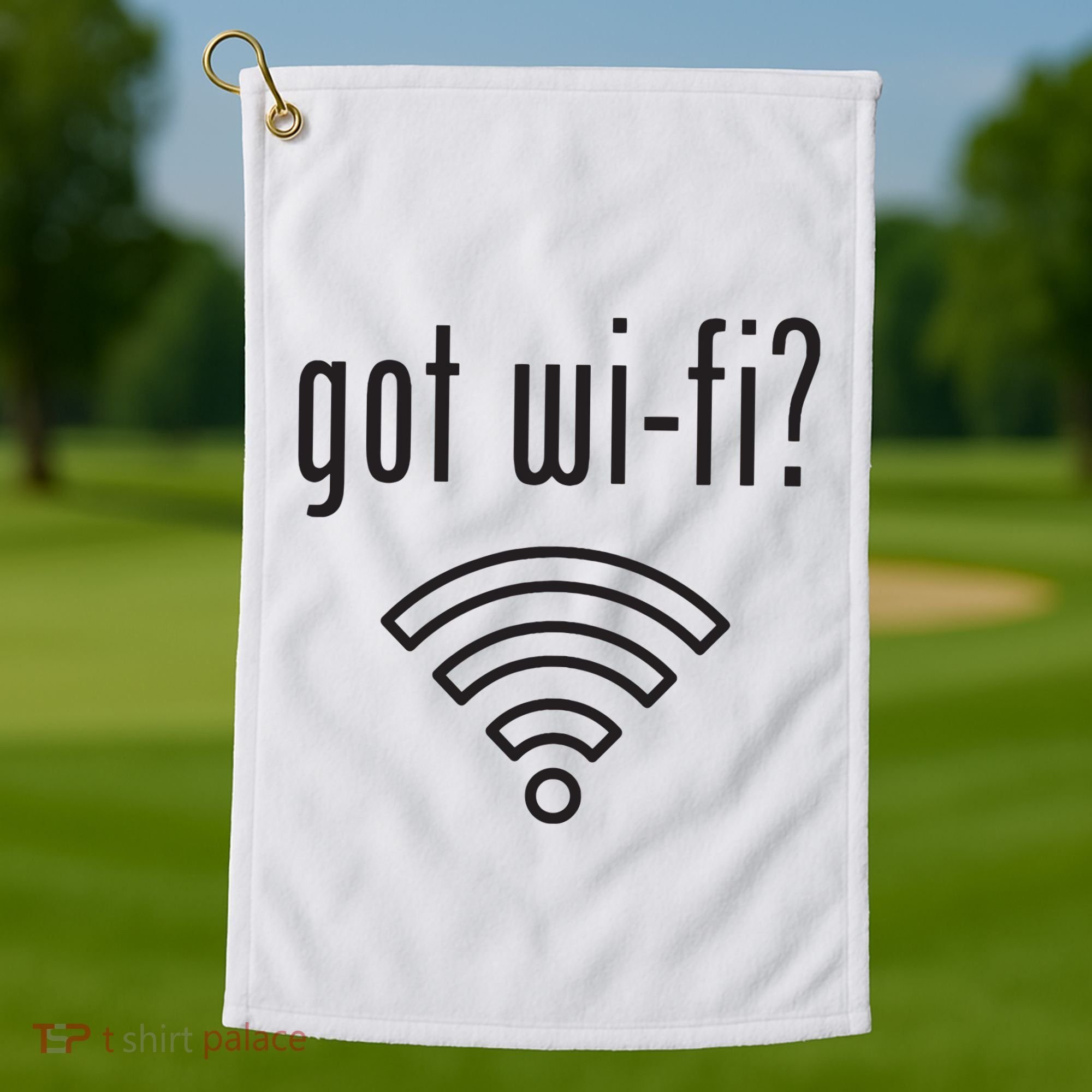 Funny Wifi For Internet Wifi Fan Got Wifi Golf Towel