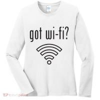 Funny Wifi For Internet Wifi Fan Got Wifi Women's Long Sleeve Shirt thumb 0