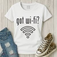 Funny Wifi For Internet Wifi Fan Got Wifi Women's T-Shirt thumb 3