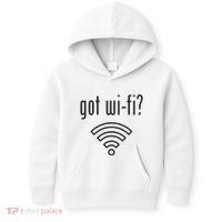Funny Wifi For Internet Wifi Fan Got Wifi Kids Hoodie thumb 0
