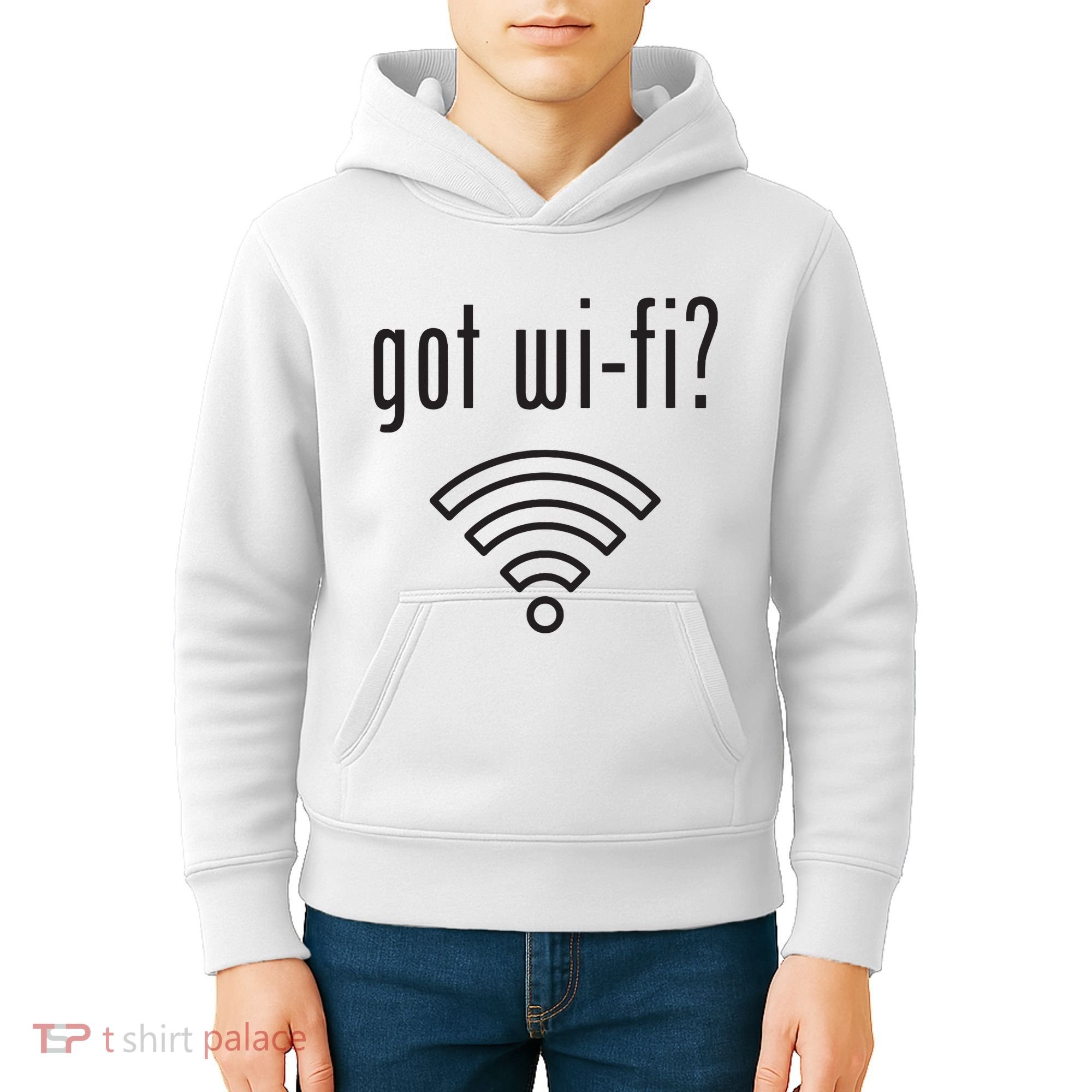 Funny Wifi For Internet Wifi Fan Got Wifi Kids Hoodie