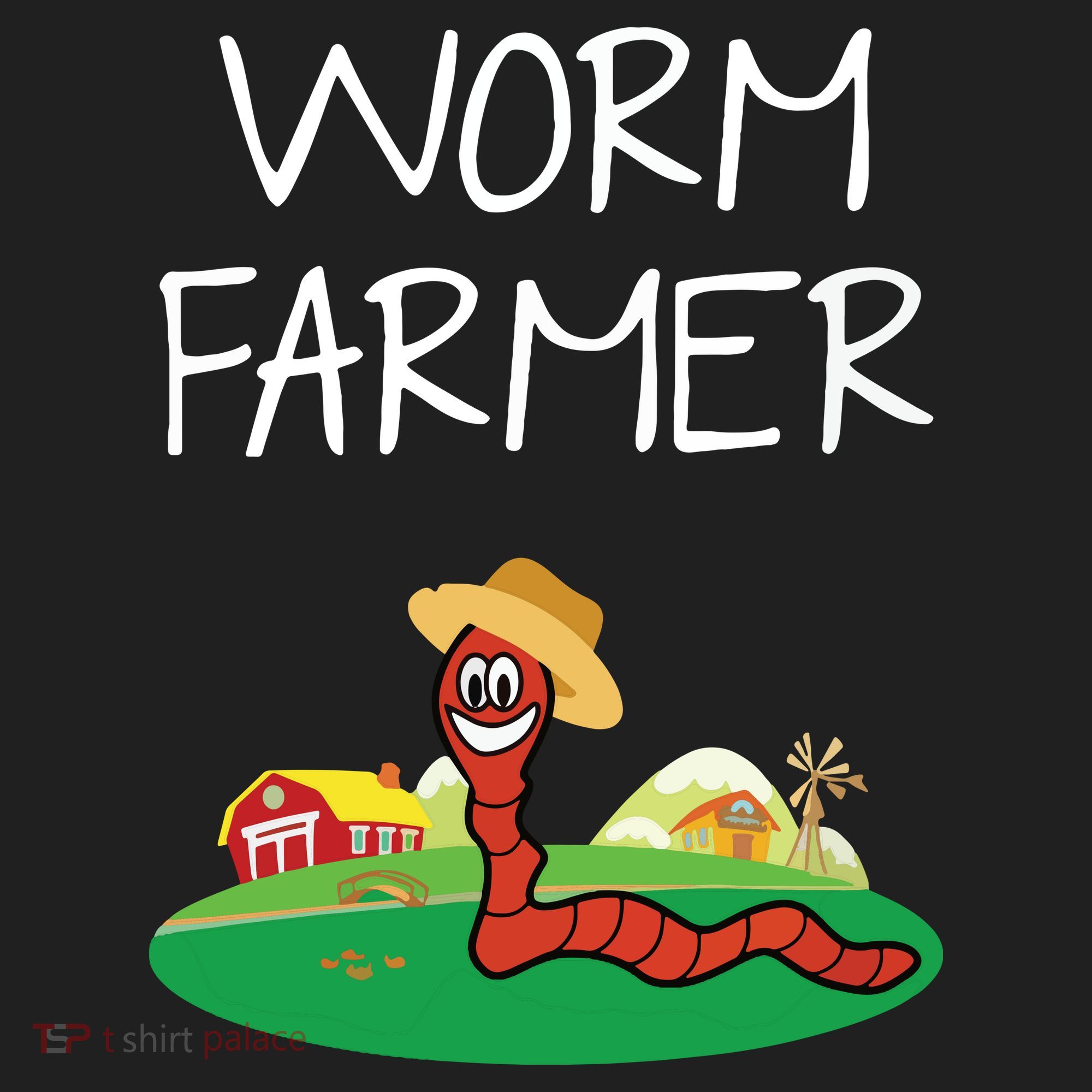 Funny Worm Farm Worm Vermiculture District V.I.T. Heavyweight Hoodie