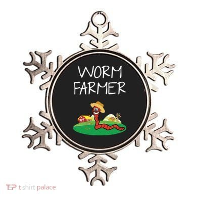 Funny Worm Farm Worm Vermiculture Ornament