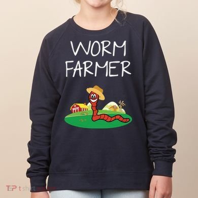 Funny Worm Farm Worm Vermiculture Women's Sweatshirt