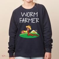 Funny Worm Farm Worm Vermiculture Women's Sweatshirt thumb 0