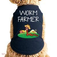 Funny Worm Farm Worm Vermiculture Doggie Tank thumb 0