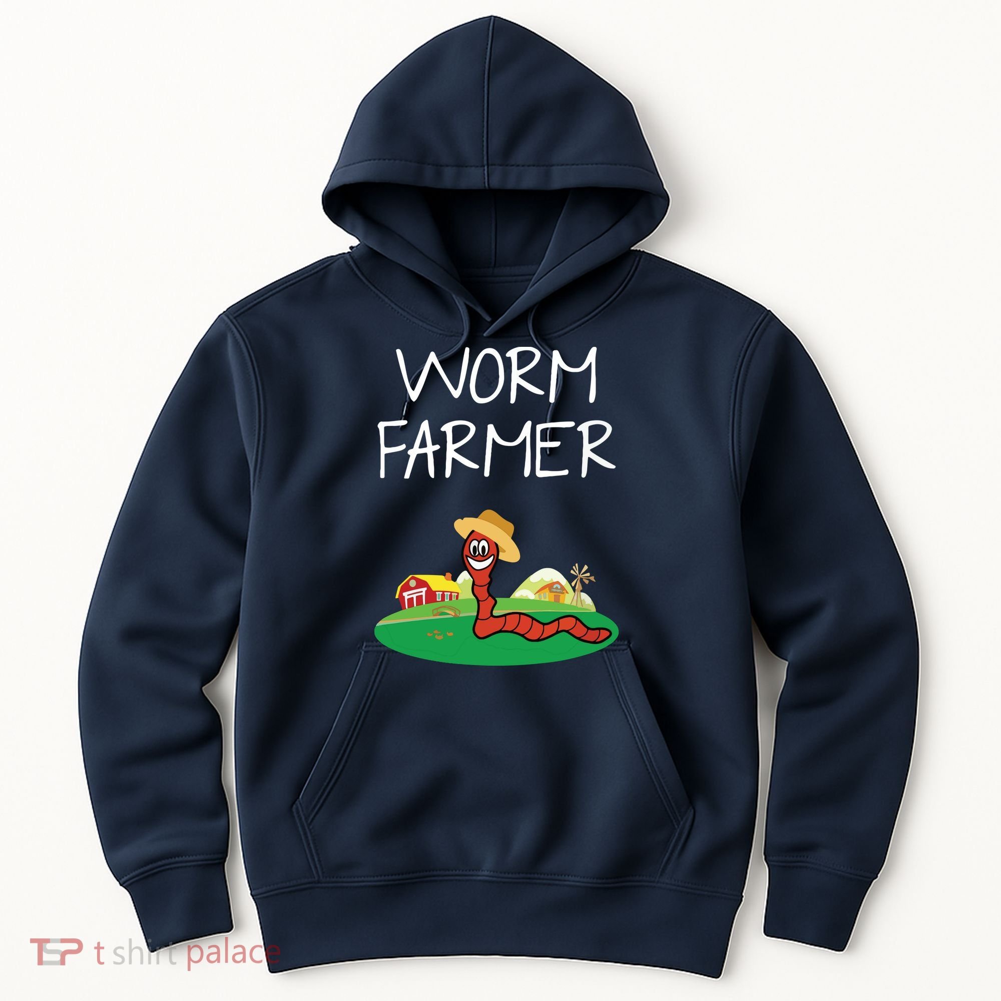 Funny Worm Farm Worm Vermiculture Hoodie