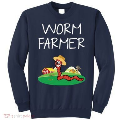 Funny Worm Farm Worm Vermiculture Sweatshirt
