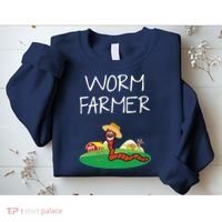 Funny Worm Farm Worm Vermiculture Sweatshirt thumb 2