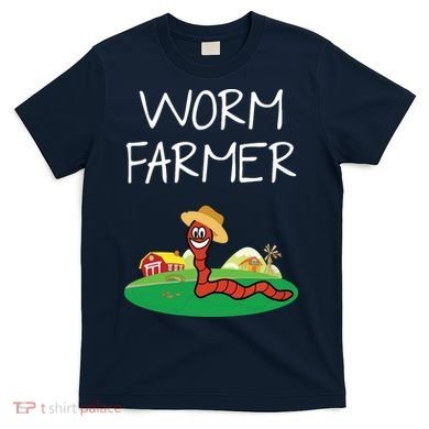 Funny Worm Farm Worm Vermiculture T-Shirt