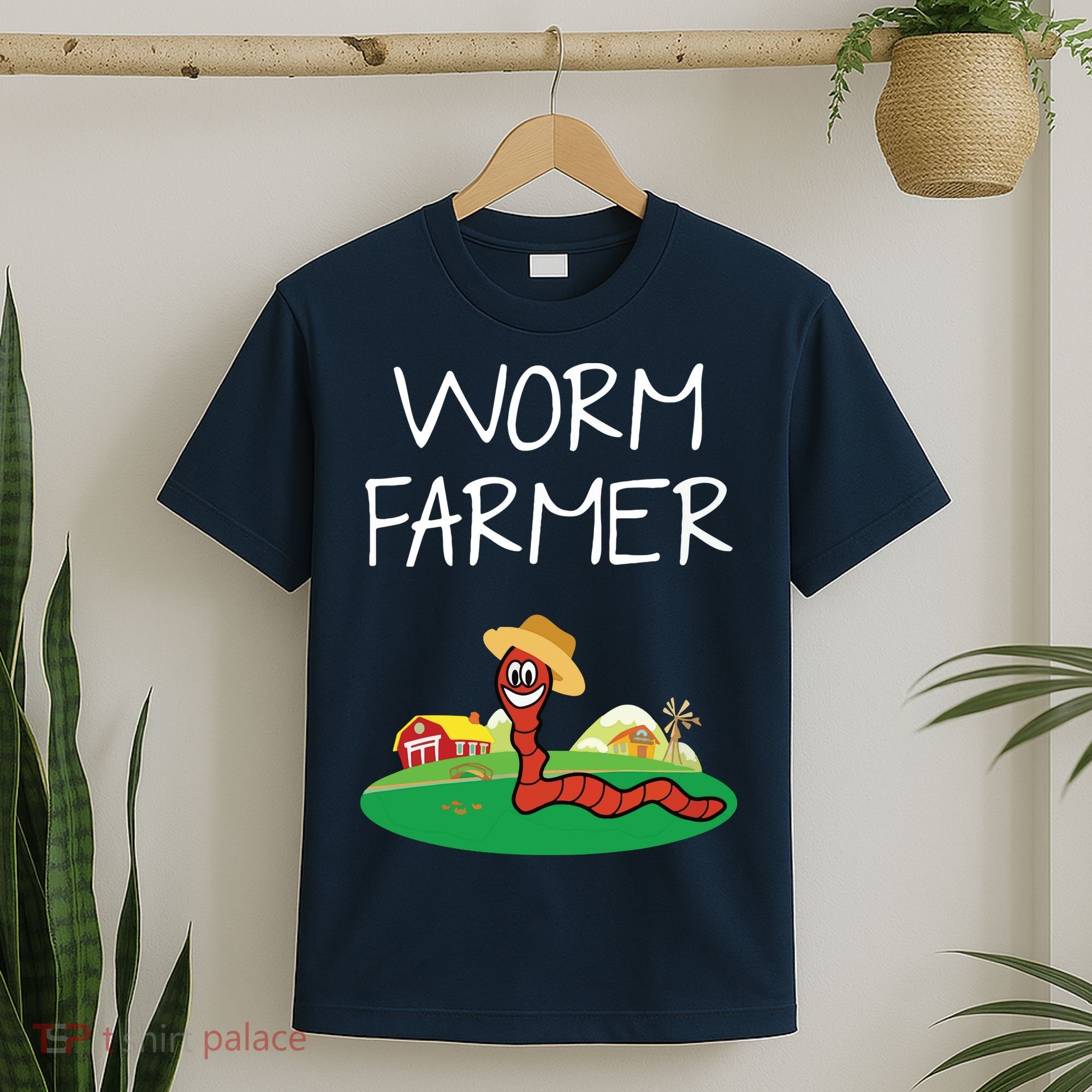 Funny Worm Farm Worm Vermiculture T-Shirt